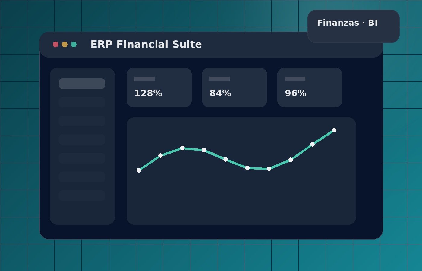 Panel visual de NessMaster ERP